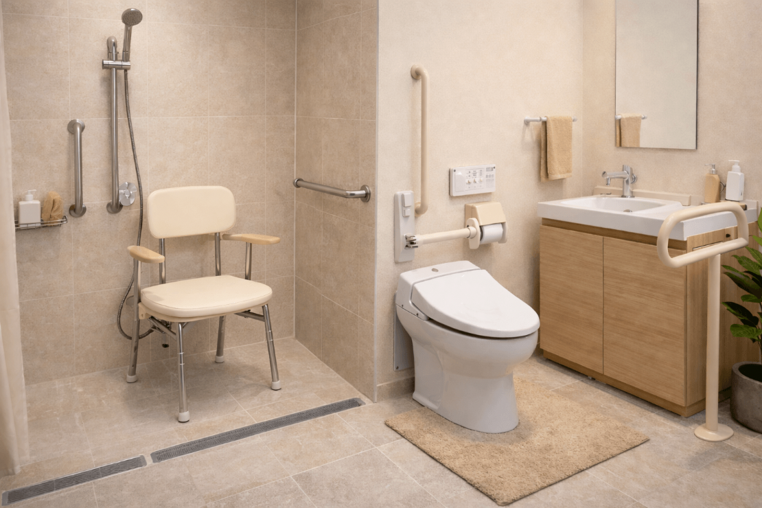 長者浴廁改造指南：無障礙設計、安全細節與實用建議